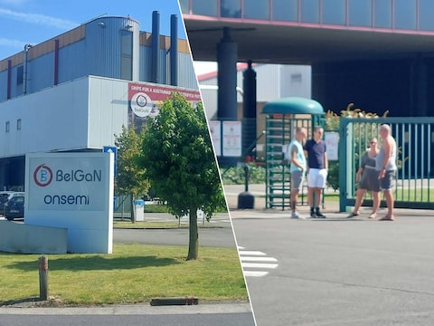 Een archiefbeeld van het intussen failliete bedrijf BelGaN in Oudenaarde. Ongeveer 400 werknemers moesten op zoek naar een andere job. 