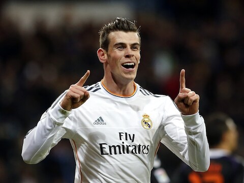 Gareth Bale scoorde drie keer voor Real.