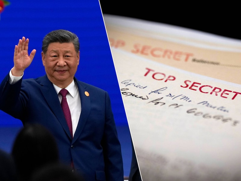 De Chinese president Xi Jinping zou volgens Duitse parlementsleden honderdduizenden spionnen in dienst hebben.