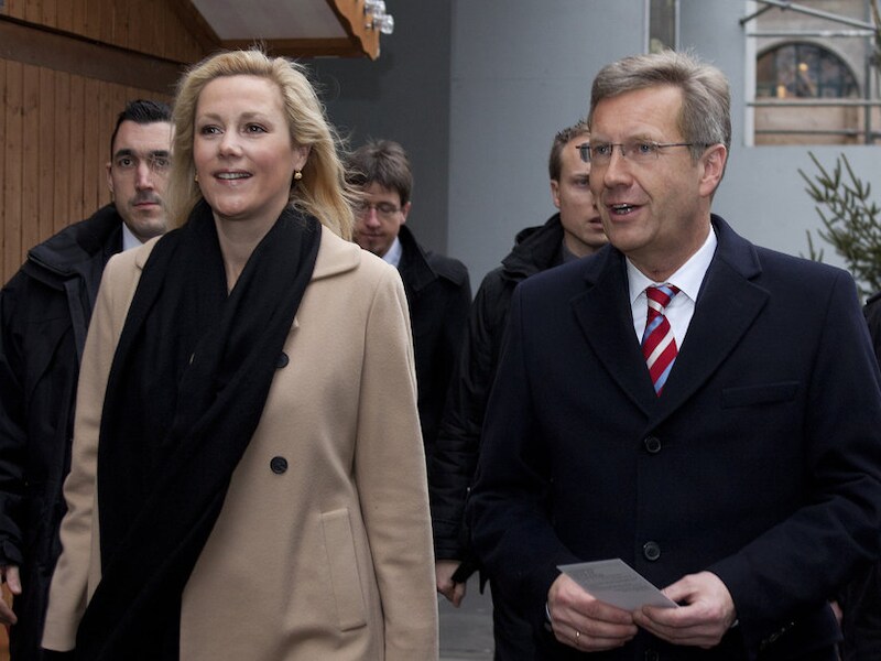 Christian Wulff en zijn vrouw Bettina.