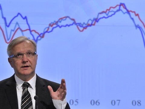 Olli Rehn, Eurocommissaris voor Economische en Monetaire Zaken.