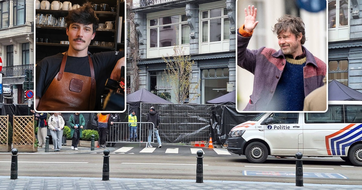 Michiel (33) ziet hoe Brad Pitt acteert tijdens filmopnames in Brussel: “Hij leek heel sympathiek, e