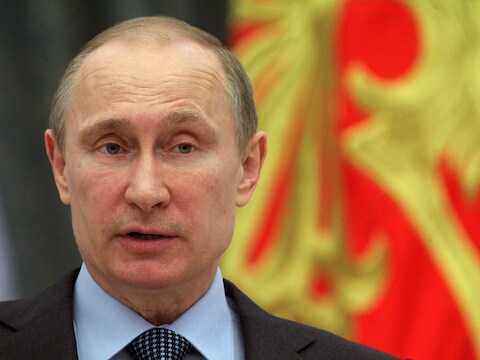 De Russische president Vladimir Poetin.