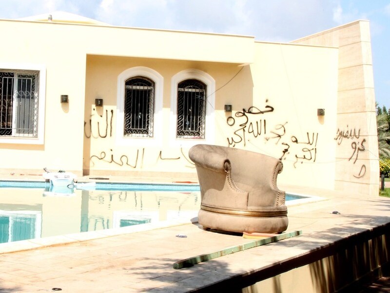 De Amerikaanse ambassade in Benghazi