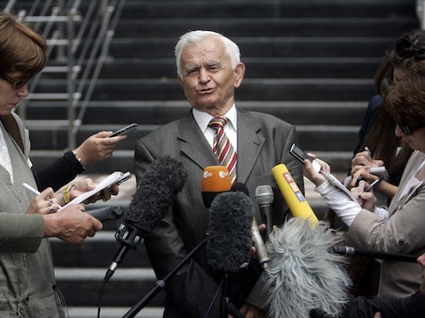 Milos Saljic, de advocaat van Mladic.