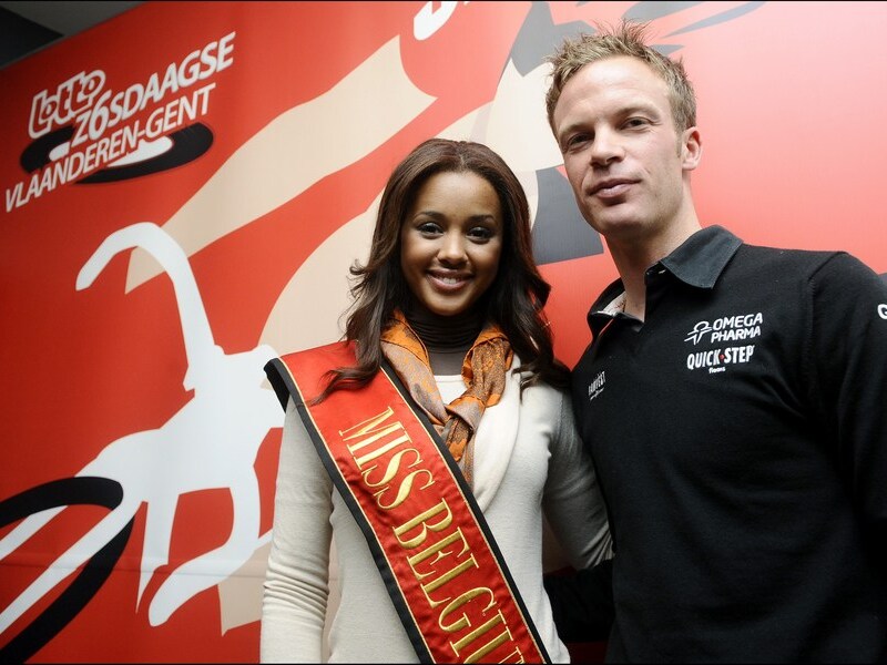 Laura op de foto met publiekslieveling Iljo Keisse.