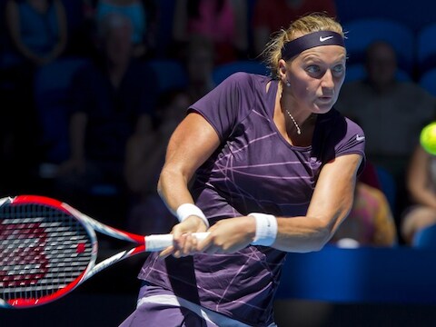 Petra Kvitova verpletterde Anabel Medina Garrigues.