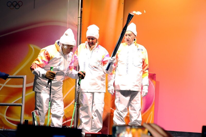 Olympische vlam gearriveerd in Cortina d'Ampezzo | Sport | HLN.be