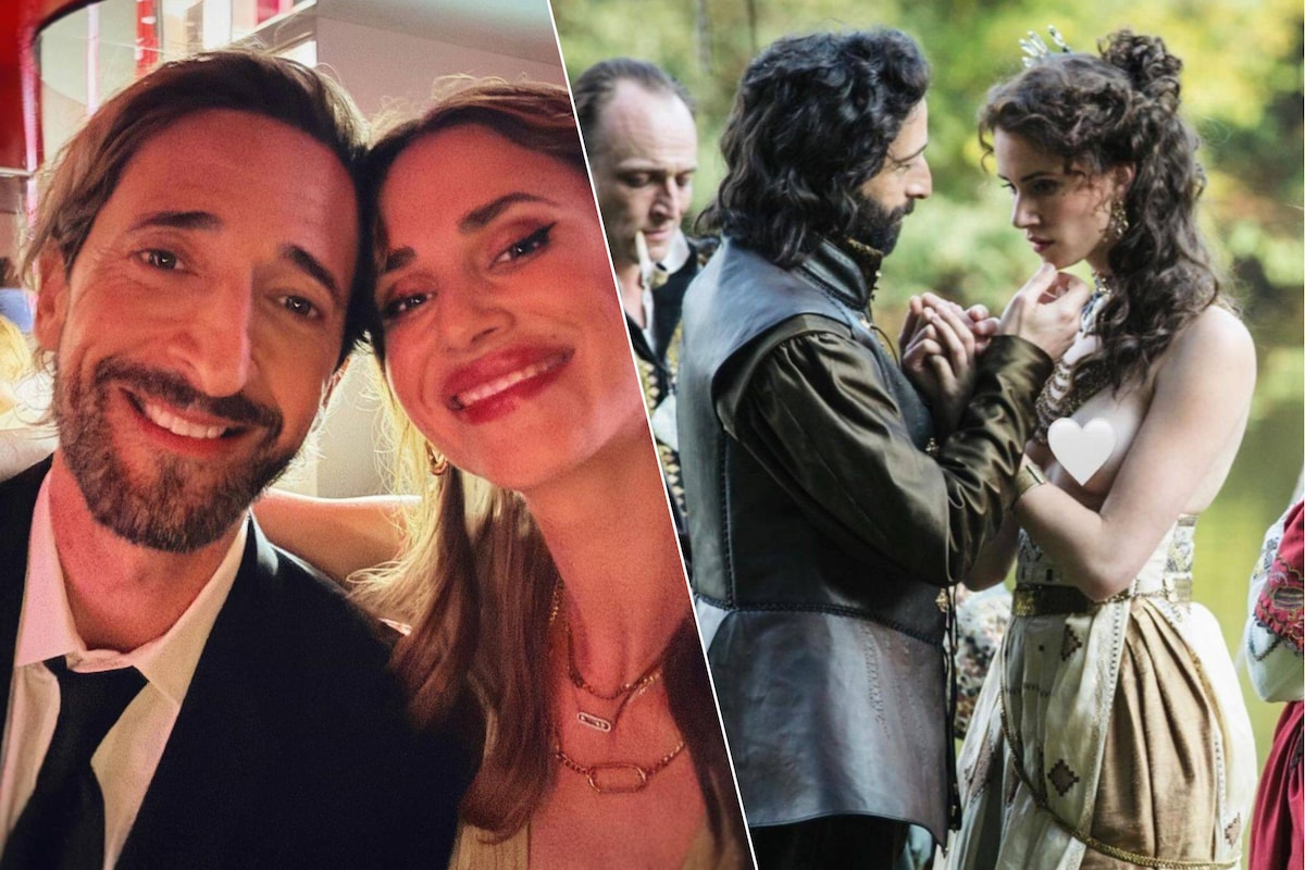 Blij weerzien tussen Lize Feryn en Adrien Brody in Cannes: “Een eer om met  deze held te mogen samenspelen” | BV | HLN.be