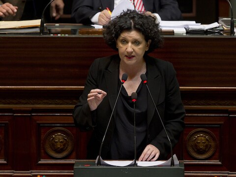 Minister van Justitie Annemie Turtelboom (Open Vld).