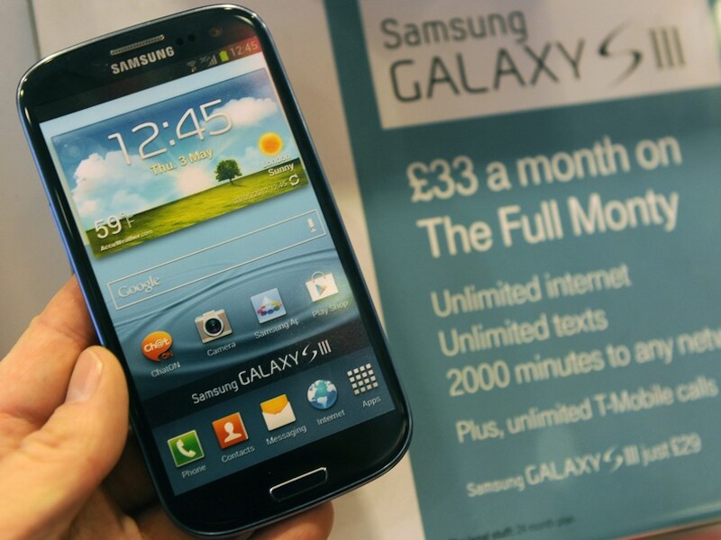 De Galaxy S III.