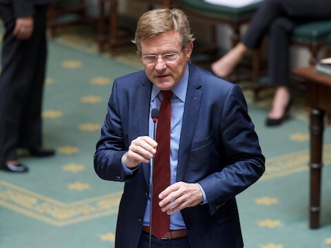 Minister van Financiën, Johan Van Overtveldt.