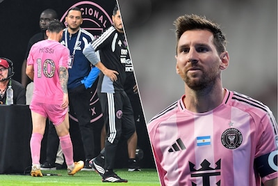 Meteen richting kleedkamer: zorgen om Lionel Messi vlak voor WK, nadat hij met hamstringblessure naar de kant moet bij Inter Miami