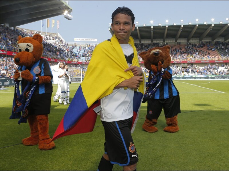 Carlos Bacca lijkt afscheid genomen te hebben van het publiek in Brugge