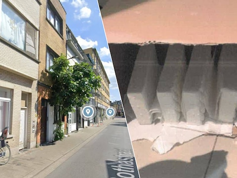 Links: de Borgerhoutse Bothastraat, waar de bende zich ophield. Rechts: archiefbeeld van blokken cocaïne.