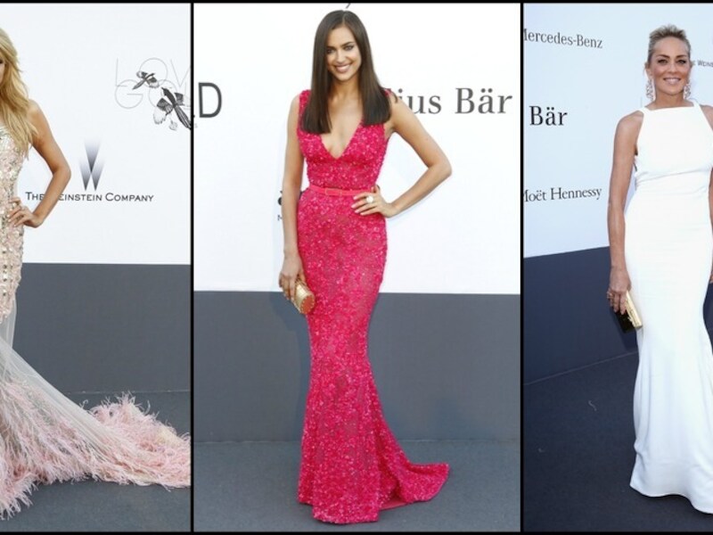 Paris Hilton, Irina Shayk en Sharon Stone.