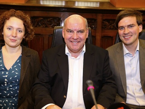 Elke Decruyenaere, Daniël Termont en Mathias De Clercq