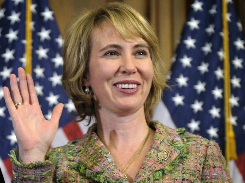 Gabrielle Giffords werd in januari door het hoofd geschoten bij een moordpoging.