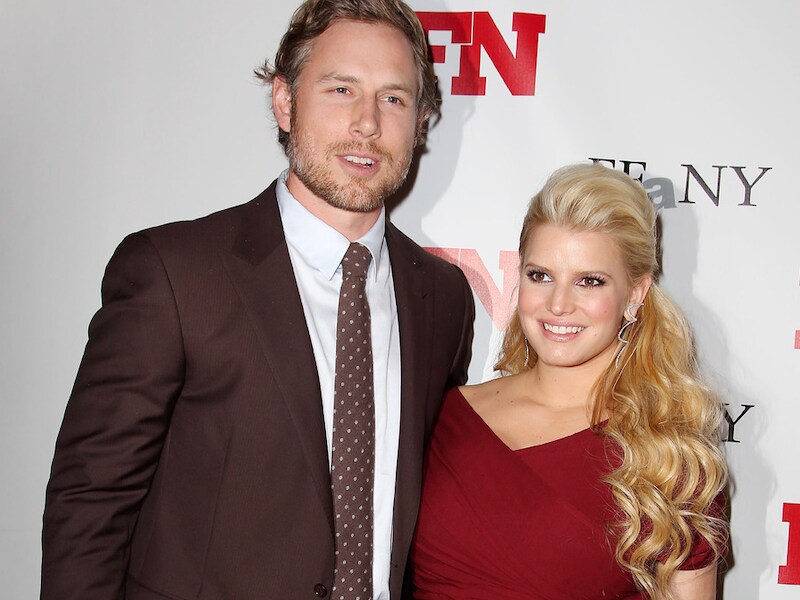 Jessica Simpson en haar verloofde Eric Johnson.