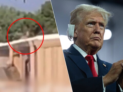 Er zijn videobeelden die tonen hoe de dader van de moordaanslag op oud-president Donald Trump in positie gaat liggen, terwijl omstaanders toekijken en alarm slaan. 