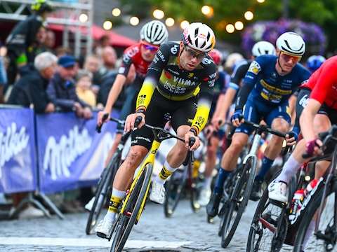 Wout van Aert zal straks helaas niet aan de start van het na-Tourcriterium in Herentals staan: hij neemt deel aan de Ronde van Denemarken.