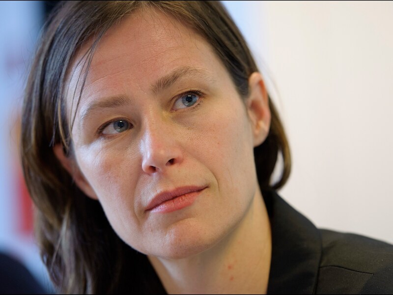 Vlaams minister van Wonen Freya Van den Bossche (sp.a).