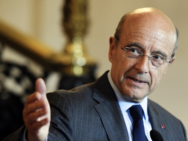 Franse minister van Buitenlandse Zaken Alain Juppé