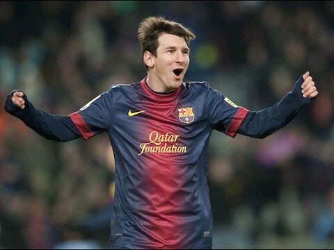 Voetballer met een hart, Lionel Messi.