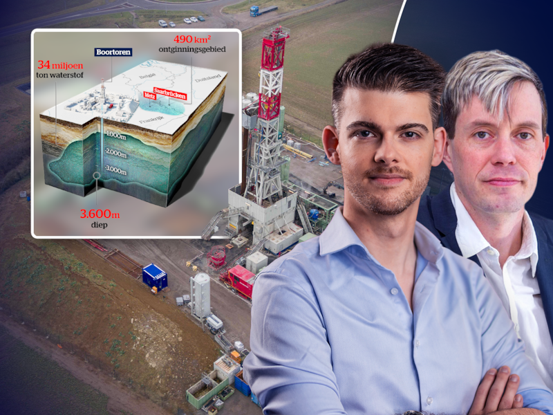 HLN-wetenschapsexpert Martijn Peters en energieautoriteit Joannes Laveyne.