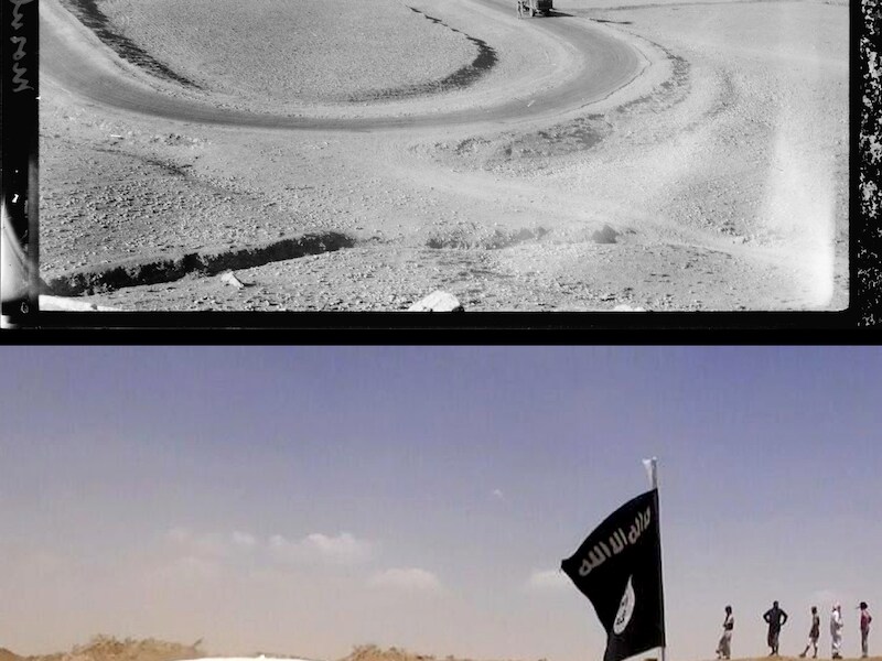 IS-strijders in juni 2014, toen de stad in handen viel van Islamitische Staat.
