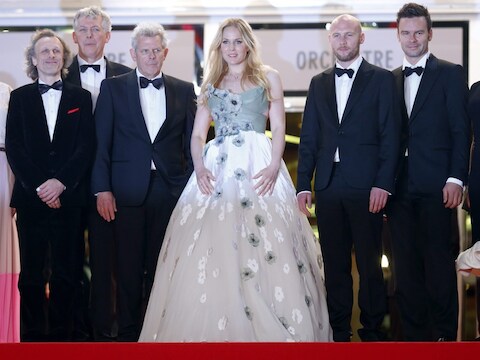 De cast van Borgman op het Filmfestival van Cannes.
