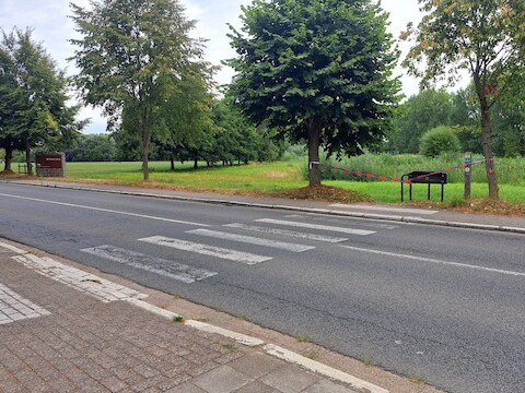 De trage weg door het Borsbeekse natuurgebied Nosegoed is momenteel afgesloten.