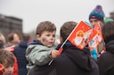 Intrede van Sinterklaas afgelopen zaterdag in Hasselt.