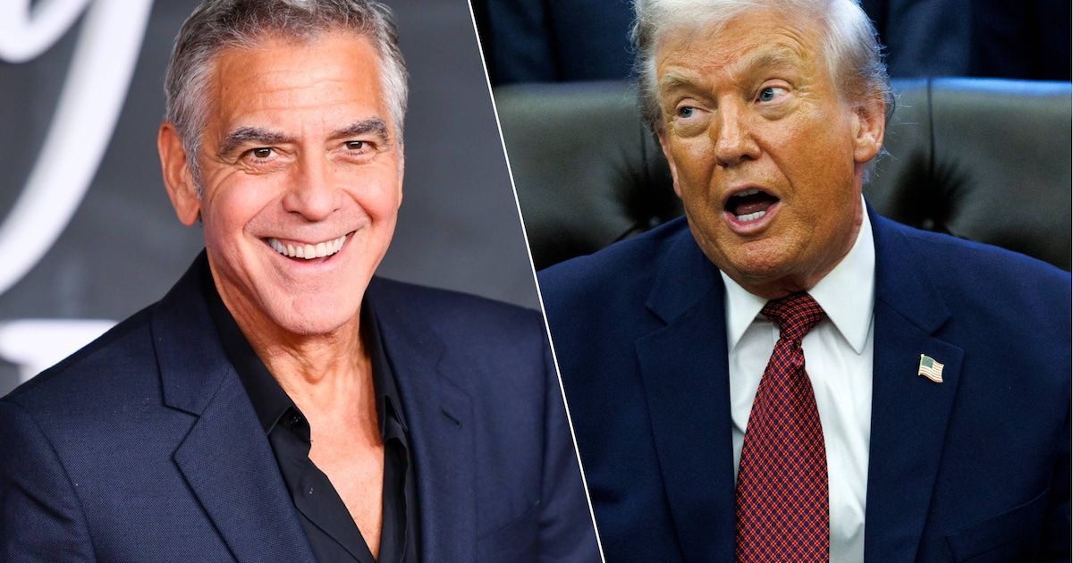 Clooney is het eens met kritische Trump: “Make America Great Again. We beginnen in november”
