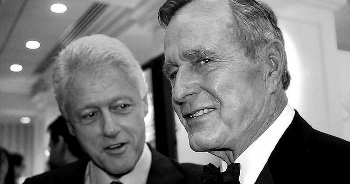 Dit briefje liet George H.W. Bush achter voor zijn opvolger Bill ...