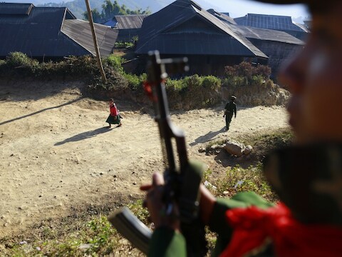 Soldaten in Myanmar.