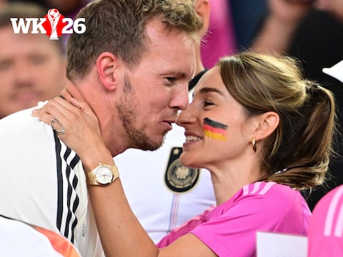 Julian Nagelsmann en vriendin Lena op een archiefbeeld