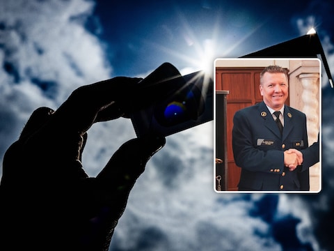 Dimitry Van Damme, korpschef van politie Blankenberge, verwacht heel wat kijklustigen voor de zonsverduistering.