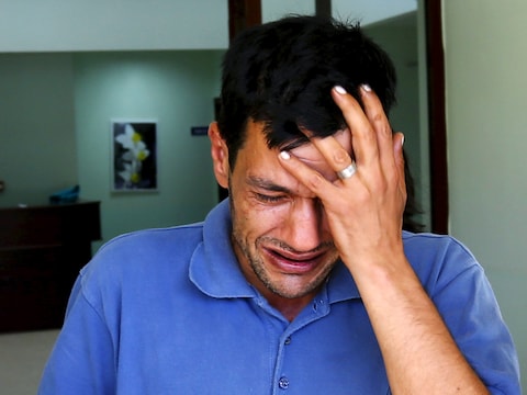 Papa Abdullah Kurdi overleefde als enige van het gezin het drama.