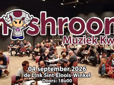 De Moshroom Muziek Kwis is ondertussen toe aan een 8ste editie