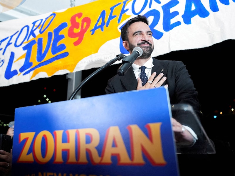 “Permitteer je om te leven en te dromen”, luidt één van de slogans van de New Yorkse burgemeesterskandidaat Zohran Mamdani.