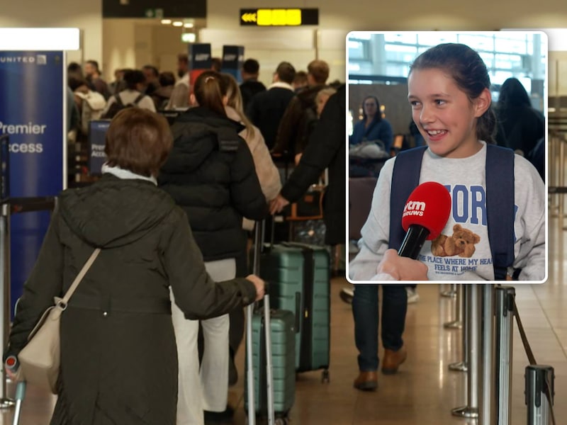 Drukte op Brussels Airport door herfstvakantie, maar niet iedereen heeft al vakantie.