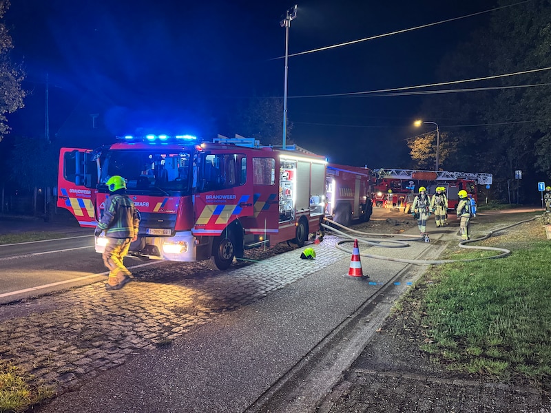 De brand vond plaats langs de Oosterwijkseweg in Olen.