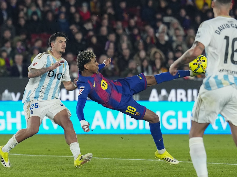 KIJK. Lamine Yamal op z’n best: met geweldige halve omhaal bezorgt hij FC Barcelona vlotte zege