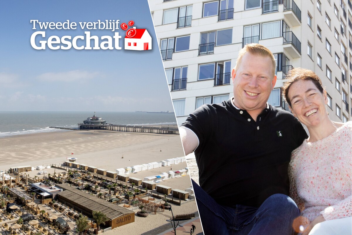 Het appartement van Kenneth en Els in Blankenberge heeft een prachtig uitzicht op zowel de pier als het staketsel.