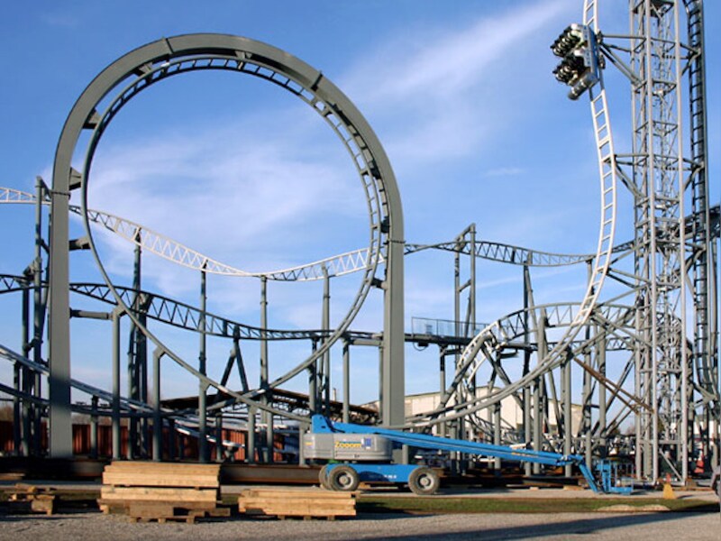 De Typhoon in Bobbejaanland.
