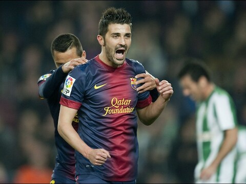 Als het aan Vilanova ligt, blijft deze David Villa minstens tot het eind van dit seizoen in Catalonië.