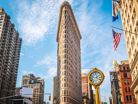Het Flatiron Building in New York.