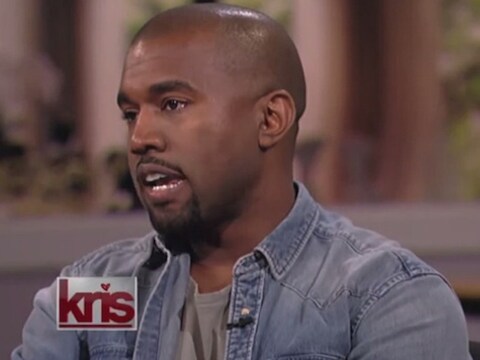 Kanye West liet zich van zijn gevoelige kant zien.