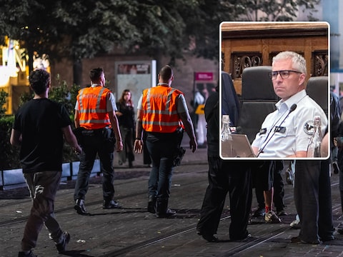 Politie op patrouille tijdens de Gentse Feesten - inzet: vervangend korpschef Hans Moors